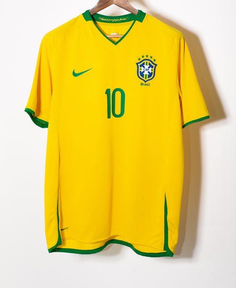 Brazil 2008 Ronaldinho Home Kit (XL)