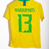 Brazil 2018 Marquinhos Home Kit (S)