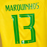 Brazil 2018 Marquinhos Home Kit (S)