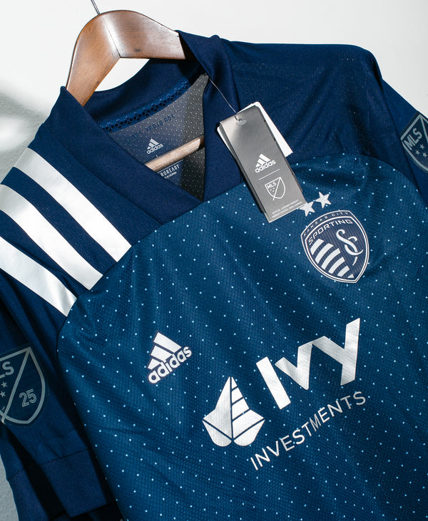Sporting KC 2020-21 Player Issue Away Kit NWT (L)
