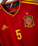 Spain 2012 Puyol Home Kit (M)
