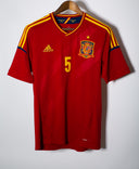 Spain 2012 Puyol Home Kit (M)
