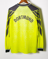 Borussia Dortmund 1994-95 Long Sleeve Home Kit (M)