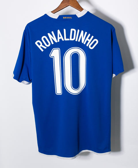 Brazil 2006 Ronaldinho Away Kit (XL)