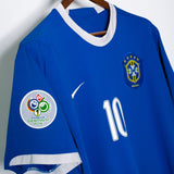 Brazil 2006 Ronaldinho Away Kit (XL)