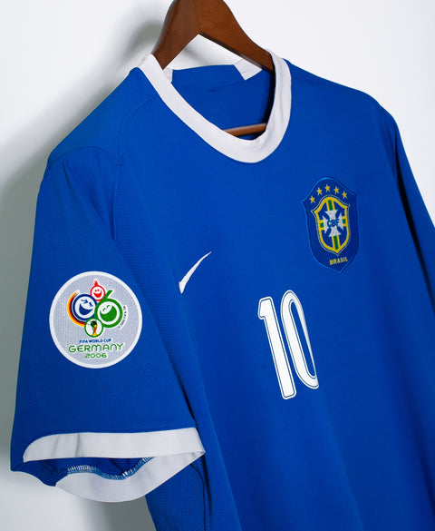 Brazil 2006 Ronaldinho Away Kit (XL)