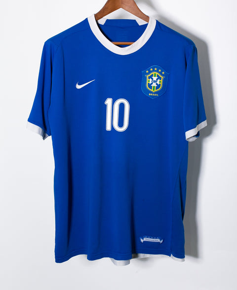 Brazil 2006 Ronaldinho Away Kit (XL)