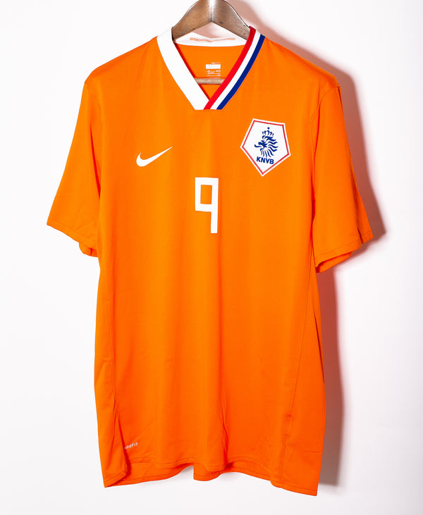 Netherlands 2008 V.Nistelrooy Home Kit (2XL)