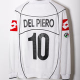 Juventus 2002-03 Del Piero Long Sleeve Away Kit (M)