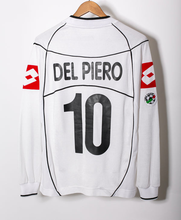 Juventus 2002-03 Del Piero Long Sleeve Away Kit (M)