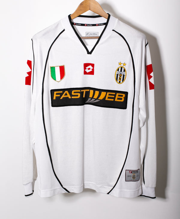 Juventus 2002-03 Del Piero Long Sleeve Away Kit (M)