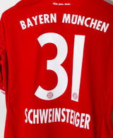 Bayern Munich 2013-14 Schweinsteiger Home Kit (XL)