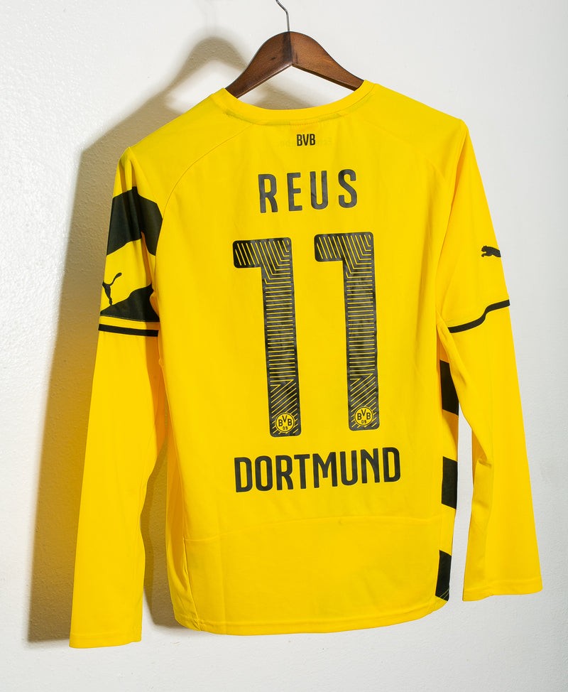 Dortmund 2014-15 Reus Long Sleeve Home Kit (M)