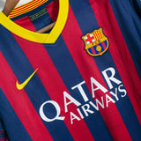 Barcelona 2013-14 Messi Home Kit (L)