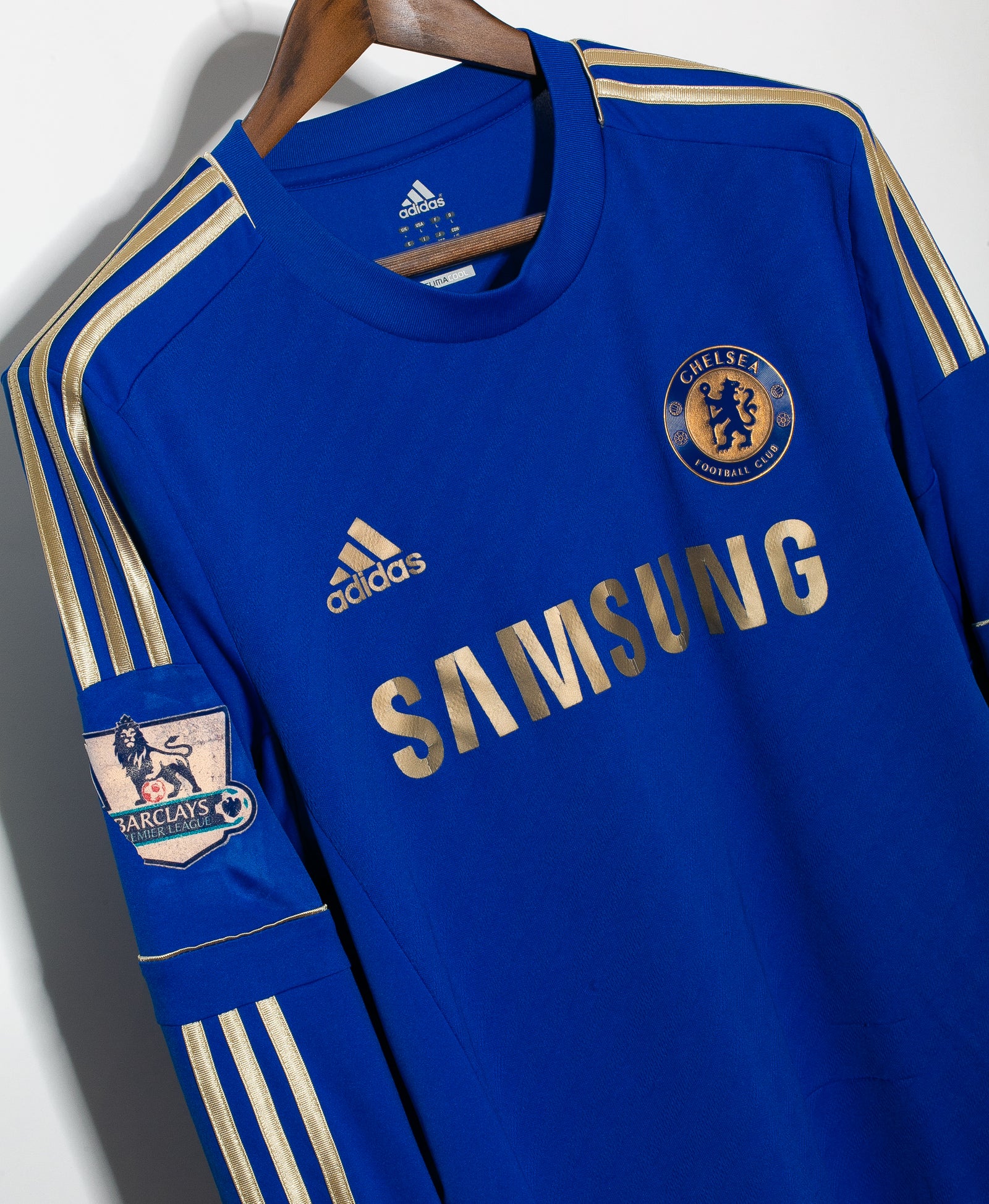 Chelsea 2012 13 David Luiz Long Sleeve Home Kit L Saturdays Football