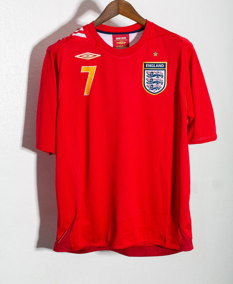 England 2006 Beckham Away Kit (L)