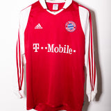 Bayern Munich 2003-04 Ballack Long Sleeve Home Kit (M)
