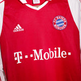 Bayern Munich 2003-04 Ballack Long Sleeve Home Kit (M)