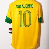 Brazil 2012 Ronaldinho Home Kit NWT (M)