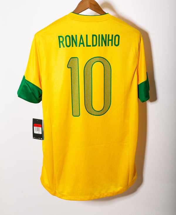 Brazil 2012 Ronaldinho Home Kit NWT (M)