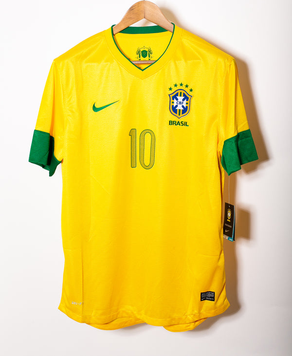 Brazil 2012 Ronaldinho Home Kit NWT (M)
