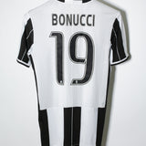 Juventus 2016-17 Bonucci Player Issue Home Kit (S)
