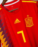Spain 2018 Morata Player Issue Home Kit (L)