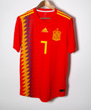 Spain 2018 Morata Player Issue Home Kit (L)