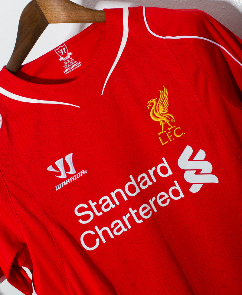 Liverpool 2014-15 Original Home Shirt (Excellent) M Soccer Jersey