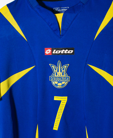 Ukraine 2006 Shevchenko Away Kit (L)