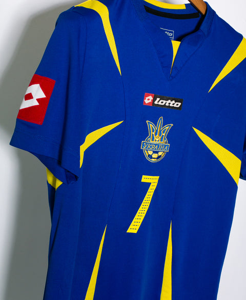 Ukraine 2006 Shevchenko Away Kit (L)