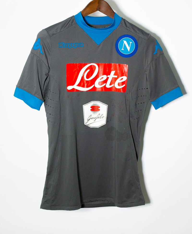 Napoli 2015-16 Mertens Player Issue Away Kit (M)