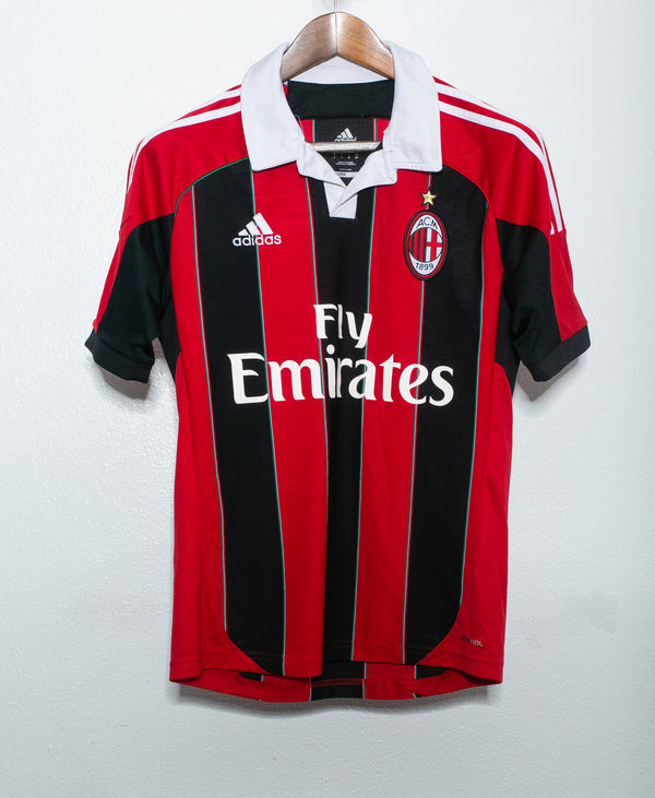 AC Milan 2011-2012 Home Maglia Shirt Kit [Free Shipping]
