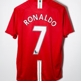 Manchester United 2007-08 Ronaldo Home Kit (L)