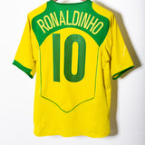 Brazil 2004 Ronaldinho Home Kit (L)