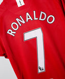 Manchester United 2007-08 Ronaldo Home Kit (L)