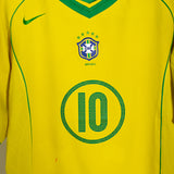 Brazil 2004 Ronaldinho Home Kit (L)
