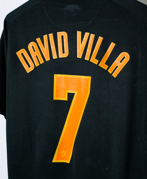 Valencia 2006-07 David Villa Away Kit (L)