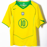 Brazil 2004 Ronaldinho Home Kit (L)