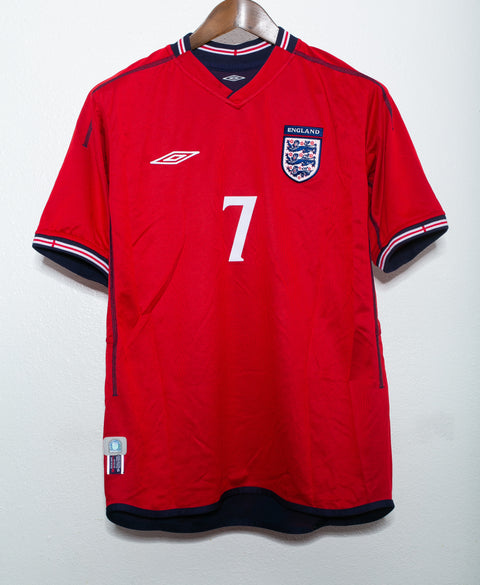 England 2002 Beckham Reversible Home Kit (M)