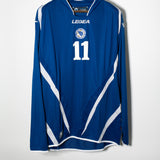 Bosnia 2012 Dzeko Long Sleeve Home Kit (XL)