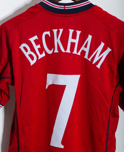 England 2002 Beckham Reversible Home Kit (M)