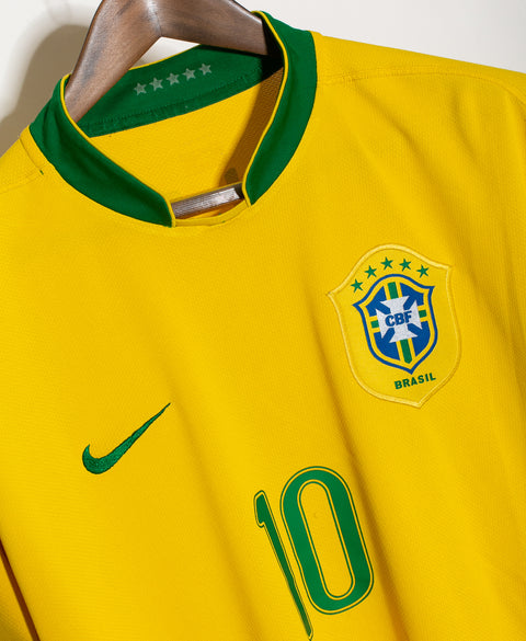 Brazil 2006 Ronaldinho Home Kit (L)