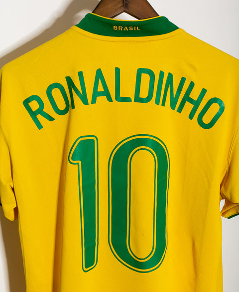 Brazil 2006 Ronaldinho Home Kit (L)