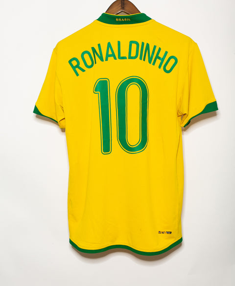 Brazil 2006 Ronaldinho Home Kit (L)