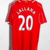 Liverpool 2014-15 Lallana Home Kit (XL)