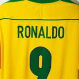 Brazil 1998 Ronaldo Home Kit (XL)