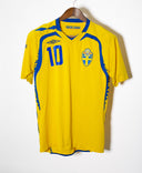 Sweden 2008 Ibrahimovic Home Kit (S)