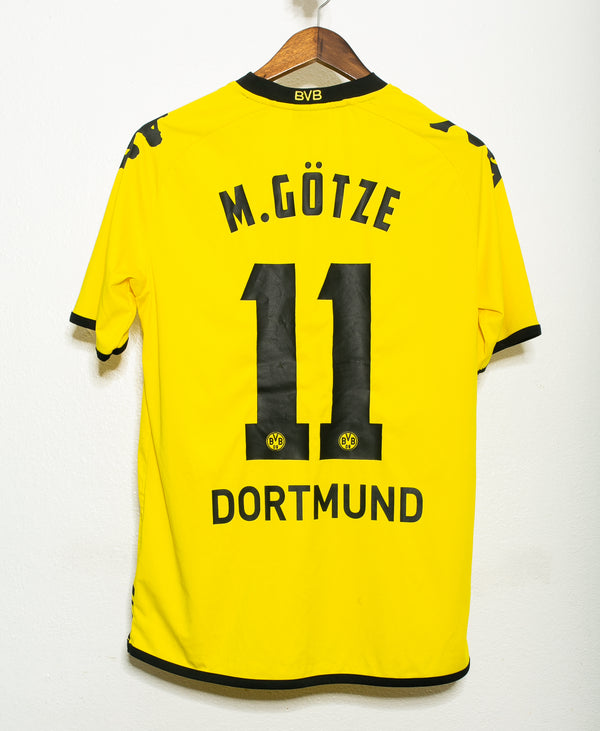 Dortmund 2011-12 Gotze European Home Kit (M)
