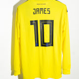 Colombia 2018 James Long Sleeve Home Kit NWT (L)